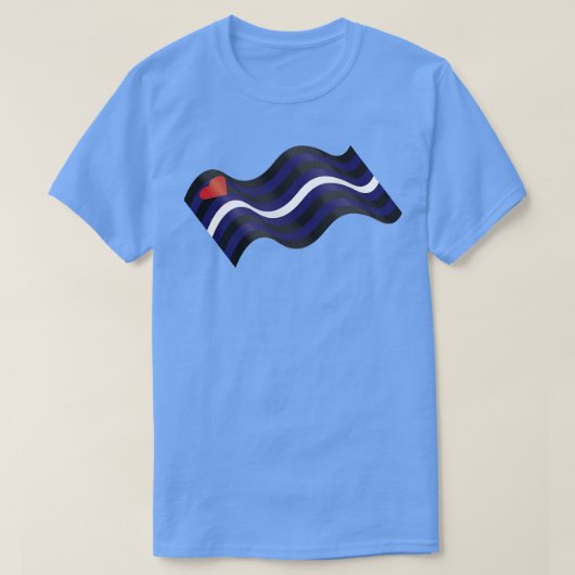 レザープライド旗 Tシャツ (デザイン正面)