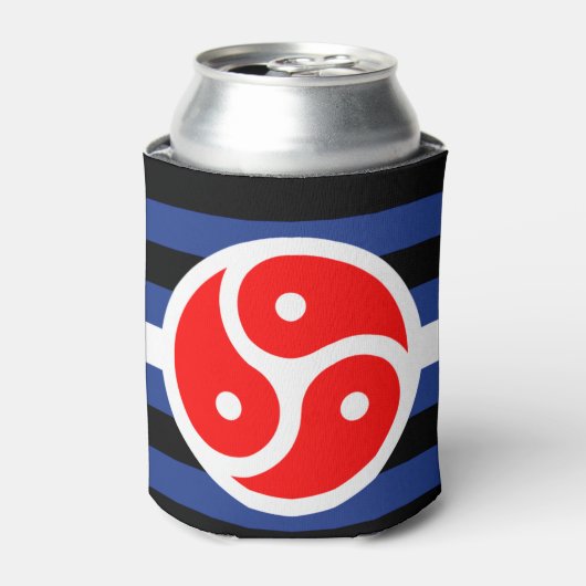 レザープラクティス プライド フラッグ 缶クーラー (缶正面)
