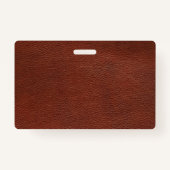 レザープラスチックバッジ – 水平 バッジ (裏面)