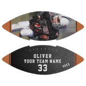 レザープリントオレンジプレーヤー名番号チームフォト アメリカンフットボール (パネル)