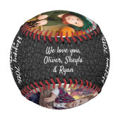 レザープリントハッピーバースデーグランドパ3枚の写真 野球ボール (裏面)