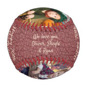 レザープリントハッピーバースデーグランドパ3枚の写真 野球ボール (裏面)