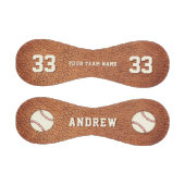 レザープリントプレイヤー名チーム番号 野球ボール (パネル)