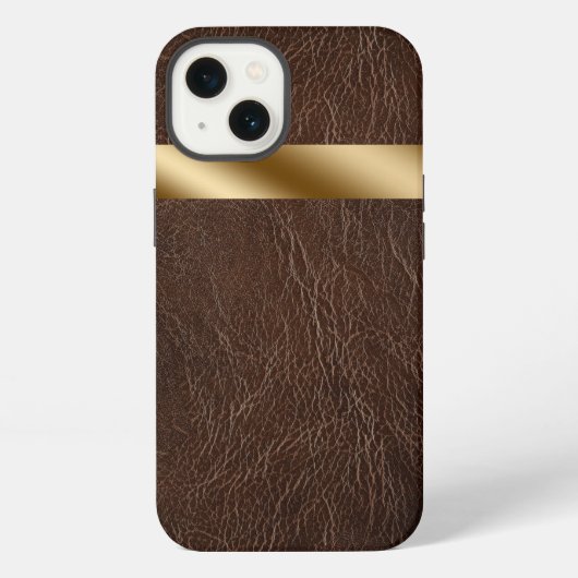 レザープリント iPhone 13 カバー (裏面)