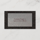 レザーペイズリー名刺 名刺 (裏面)
