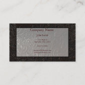 レザーペイズリー名刺 名刺 (正面)