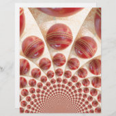 レザーボールリズムクリケットボール：リズミカル配列 (正面/裏面)