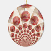 レザーボールリズムクリケットボール:リズミカル配列 セラミックオーナメント (左)