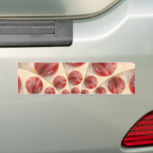 レザーボールリズムクリケットボール：リズミカル配列 バンパーステッカー (車上)