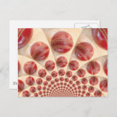 レザーボールリズムクリケットボール:リズミカル配列 ポストカード (正面/裏面)