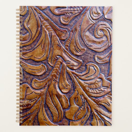 レザーマッシュメントタンエンボスプランナー プランナー手帳 (正面)