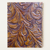 レザーマッシュメントタンエンボスプランナー プランナー手帳 (裏面)