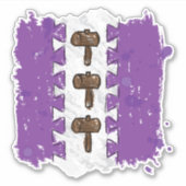 レザーマレット シール (正面)