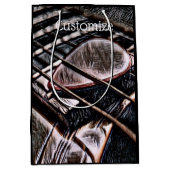 レザーミディアム抱き枕のギター弦 ミディアムペーパーバッグ