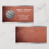 レザーメタル |ロモダンゴ 名刺 (正面/裏面)