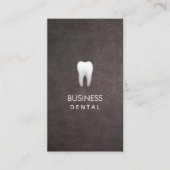 レザーモダンエレガントデンタルアポイントメント 予約カード (正面)