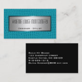 レザーモダンプロフェッショナルデザイナー名刺 名刺 (正面/裏面)