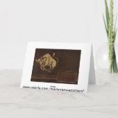 レザールックのトーラス カード (裏面)