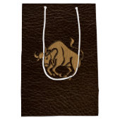 レザールックのトーラス ミディアムペーパーバッグ (裏面)