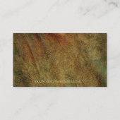 レザールックのビジネス&プロファイルカード 名刺 (裏面)