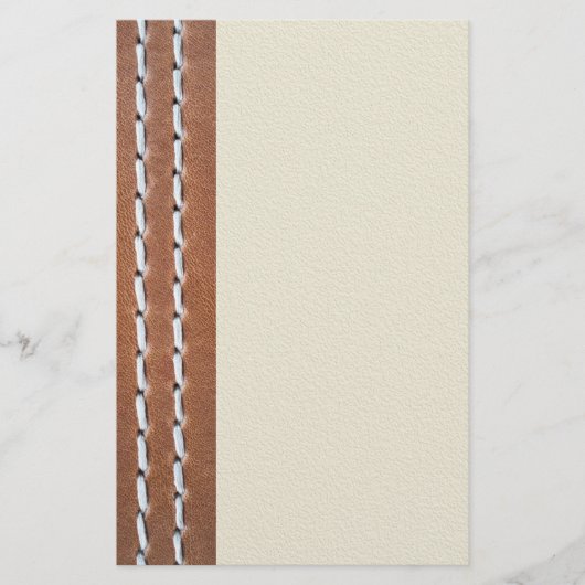 レザールックの質 便箋 (正面)