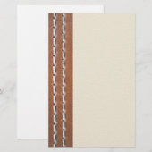 レザールックの質 便箋 (正面/裏面)