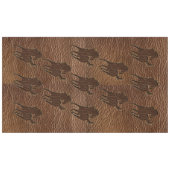 レザールックの馬 テーブルクロス (正面(横))