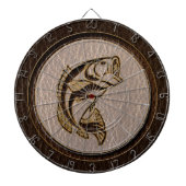 レザールックの魚の暗闇 ダーツボード (正面)