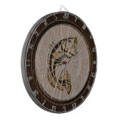 レザールックの魚の暗闇 ダーツボード (正面左)