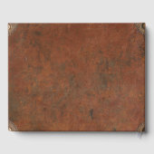 レザールックアンティーク ゲストブック (裏面)