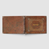 レザールックアンティーク ゲストブック (全面)