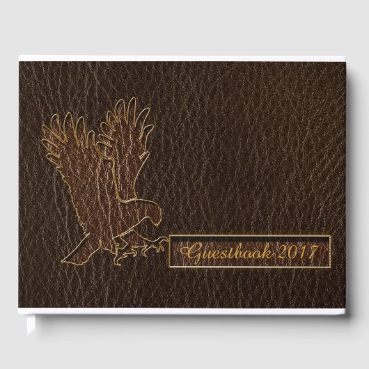 レザールックイーグルダーク ゲストブック (正面)