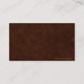 レザールックウェスタンスタイル8名刺 名刺 (裏面)