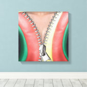 レザールックウォールデコ キャンバスプリント (インサイチュ (ウッドフロア))