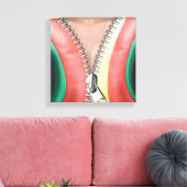 レザールックウォールデコ キャンバスプリント (インサイチュ (リビング))