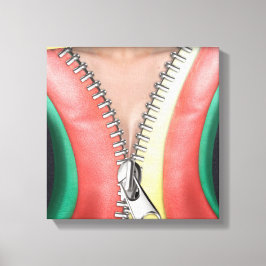 レザールックウォールデコ キャンバスプリント