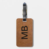 レザールックエグゼクティブ ラゲッジタグ (裏面縦)