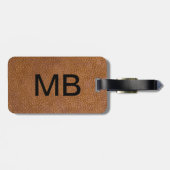 レザールックエグゼクティブ ラゲッジタグ (裏面横)