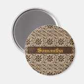 レザールックオーナメントソフト マグネット (正面/裏面)