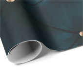 レザールックグリーン金ゴールド ラッピングペーパー (ロールコーナー)