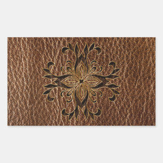 レザールックスター 長方形シール