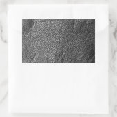 レザールックテクスチャ 長方形シール (バッグ)