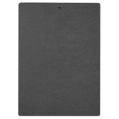 レザールックネーム動揺してモノグラムイニシャル クリップボード (裏面)