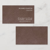 レザールックパターン 名刺 (正面/裏面)