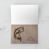 レザールックフィッシュ カード (内部)