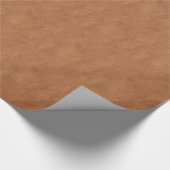 レザールックブラウン ラッピングペーパー (角)