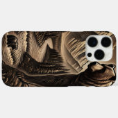 レザールックベアーバイウォーター Case-Mate iPhoneケース (裏面 (横))