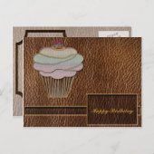 レザールックベーキング ポストカード (正面/裏面)