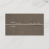 レザールック十字型エンジニア名刺 名刺 (正面)