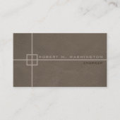 レザールック十字型エンジニア名刺 名刺 (正面)